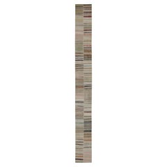 Traves de Mesa Extralargo Patchwork Kilim de Rug & Kilim en Rayas Policromáticas