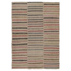 Kilim Patchwork de Rug & Kilim en rayas policromáticas