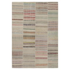 Kilim Patchwork de Rug & Kilim en rayas policromáticas