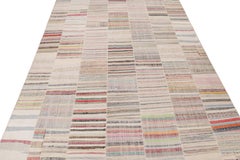 Rug & Kilim’s Patchwork Kilim Rug in Polychromatic Stripes