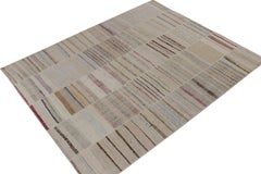 Rug & Kilim’s Patchwork Kilim Rug in Polychromatic Stripes