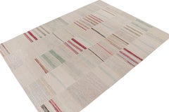Rug & Kilim’s Patchwork Kilim Rug in Polychromatic Stripes