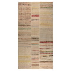 Tapis Kilim Patchwork à rayures polychromes de Rug & Kilim