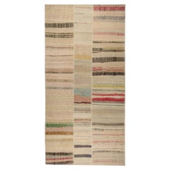 Alfombra Patchwork Kilim de Rayas Policromáticas de Rug & Kilim