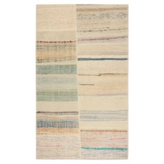 Rug & Kilim’s Patchwork Kilim Rug in Polychromatic Stripes