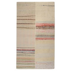 Alfombra Patchwork Kilim de Rayas Policromáticas de Rug & Kilim