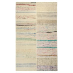 Alfombra Patchwork Kilim de Rayas Policromáticas de Rug & Kilim