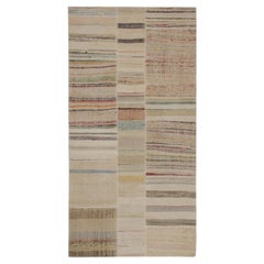 Rug & Kilim’s Patchwork Kilim Rug in Polychromatic Stripes
