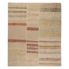 Rug & Kilim’s Patchwork Kilim Runner in Polychromatic Stripes