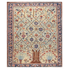 Rug & Kilim’s Persian Bakhtiari Style Rug in Beige with Colorful Floral Patterns