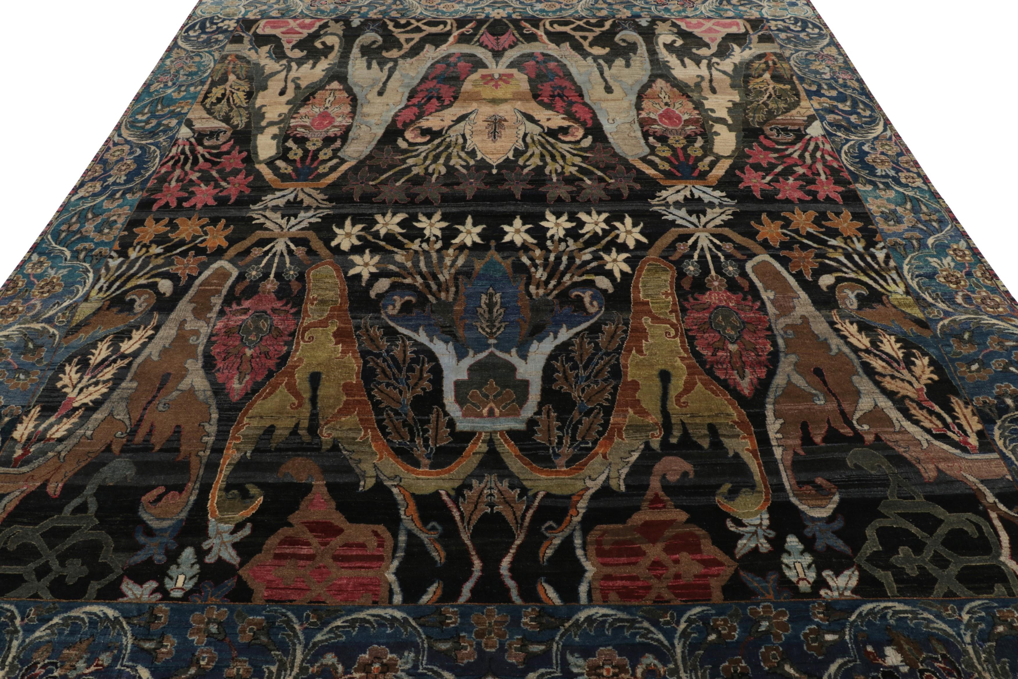 Made with hand-knotted wool, this 8x13 rug from our Modern Classics Collection represents our most luxurious new take on classic Persian rugs and is inspired by the celebrated Bidjar Garrus design—a style of antique carpets in the Bidjar region of