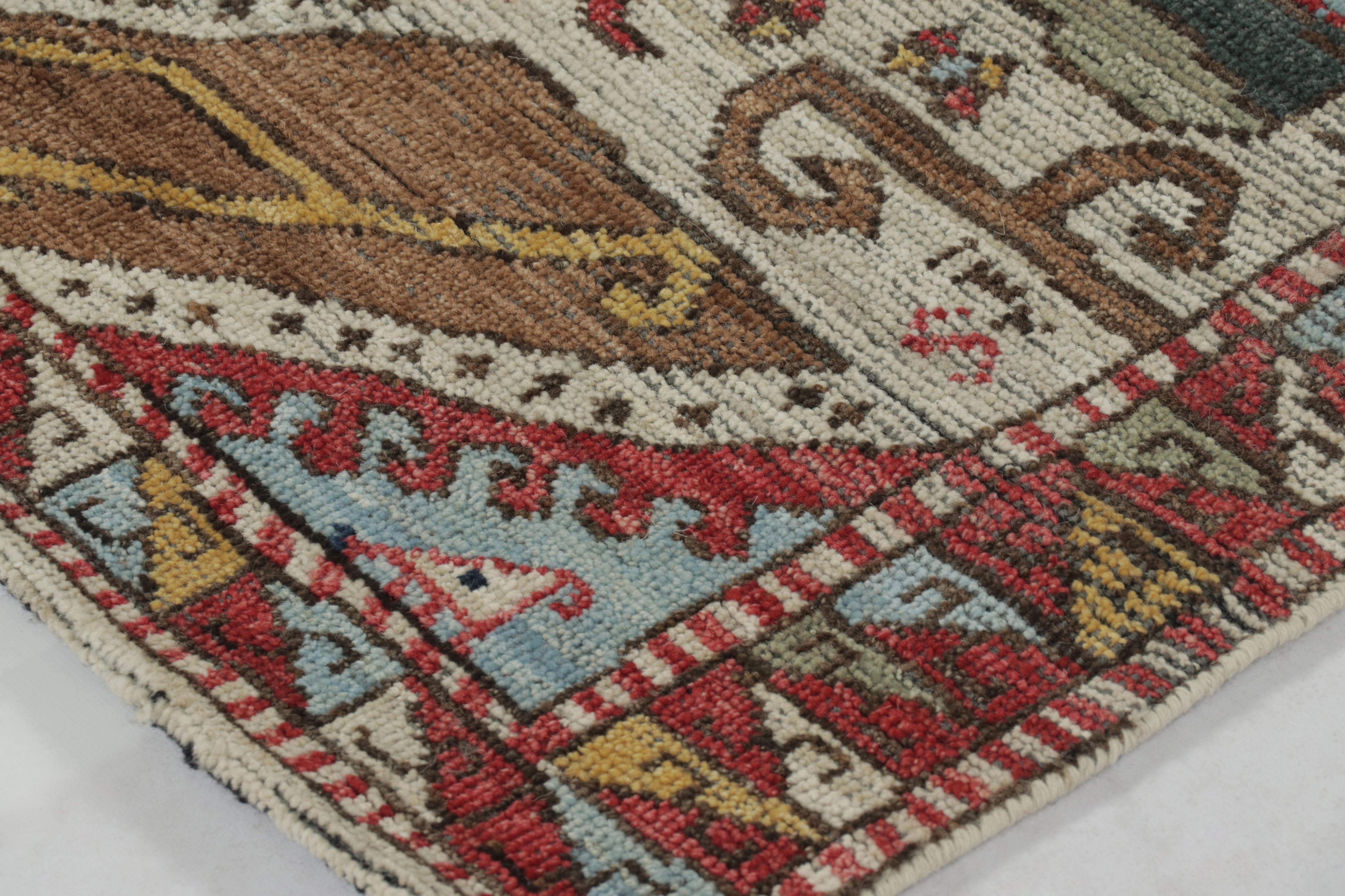 Dieser 6x7 große moderne Teppich aus der klassischen Burano Collection'S von Rug & Kilim ist aus handgeknüpfter Wolle gefertigt und von antiken persischen Teppichen inspiriert. 

Über das Design: 


Bewunderer des Handwerks werden die Farbgebung