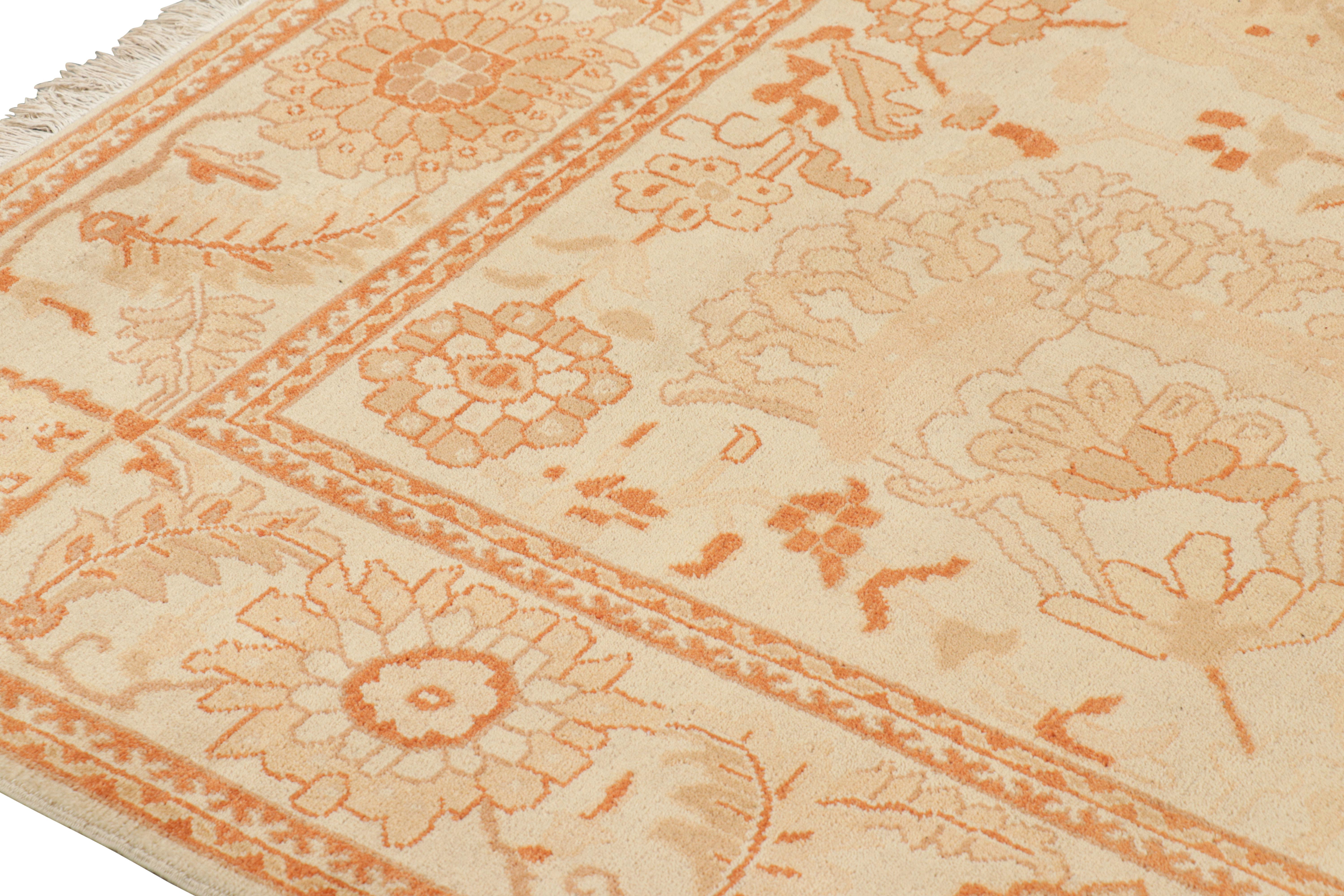Pakistano Rug & Kilim - Tappeto persiano in stile Mahal con medaglioni e motivi floreali in vendita
