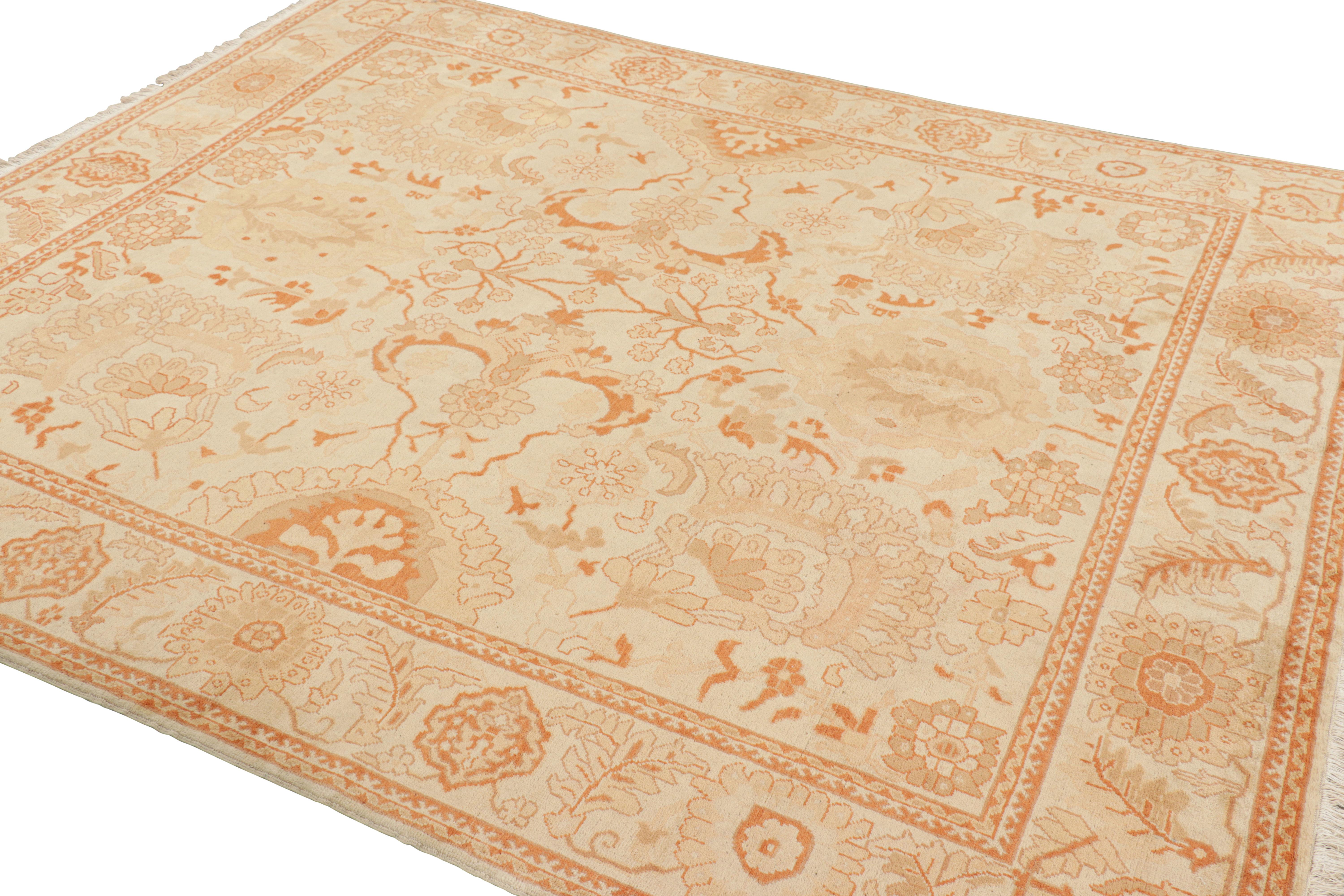 Alfombra estilo mahal persa de Rug & Kilim con medallones y motivos florales en Nuevo estado para la venta en Long Island City, NY