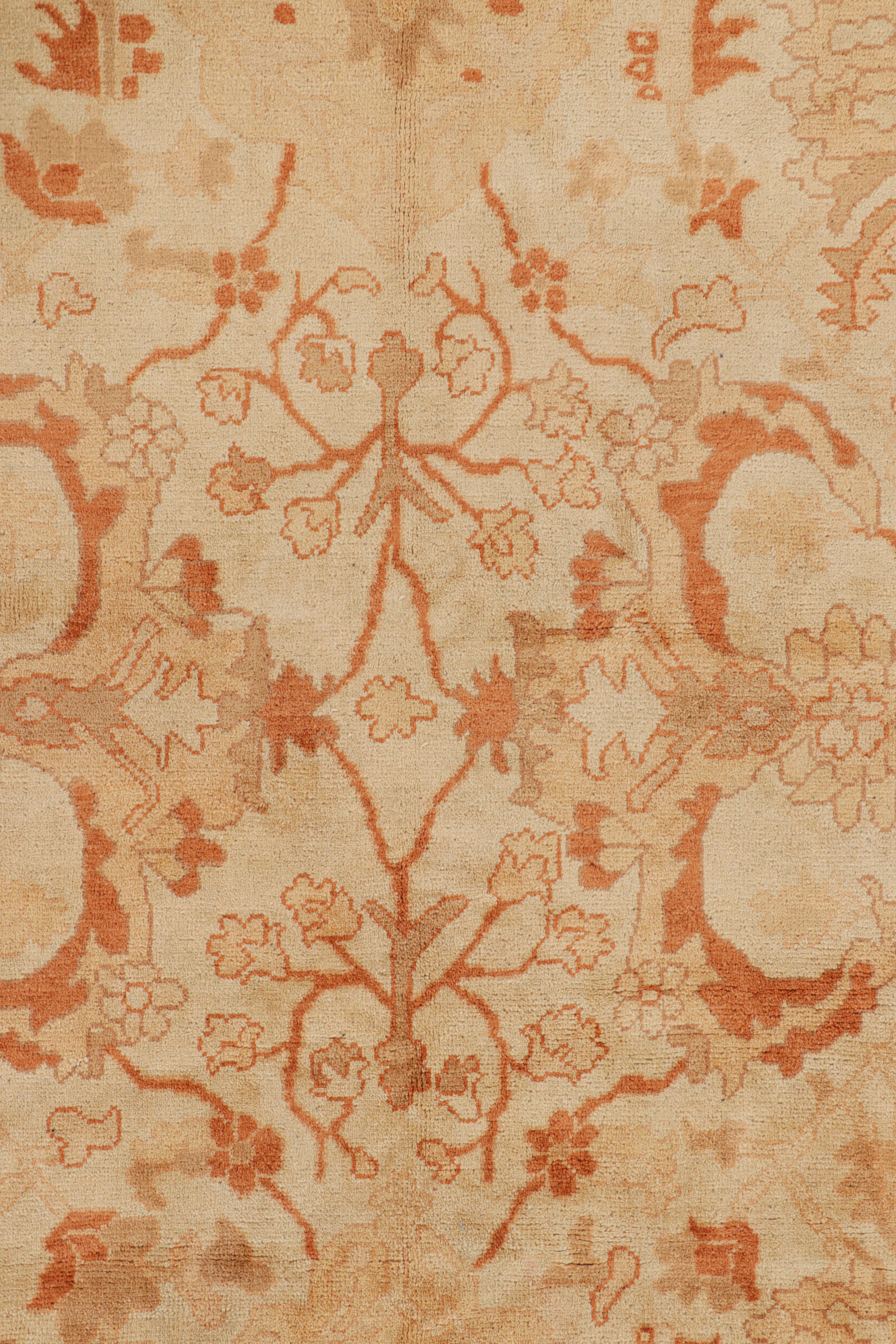 Alfombra estilo mahal persa de Rug & Kilim con medallones y motivos florales Siglo XXI y contemporáneo en venta