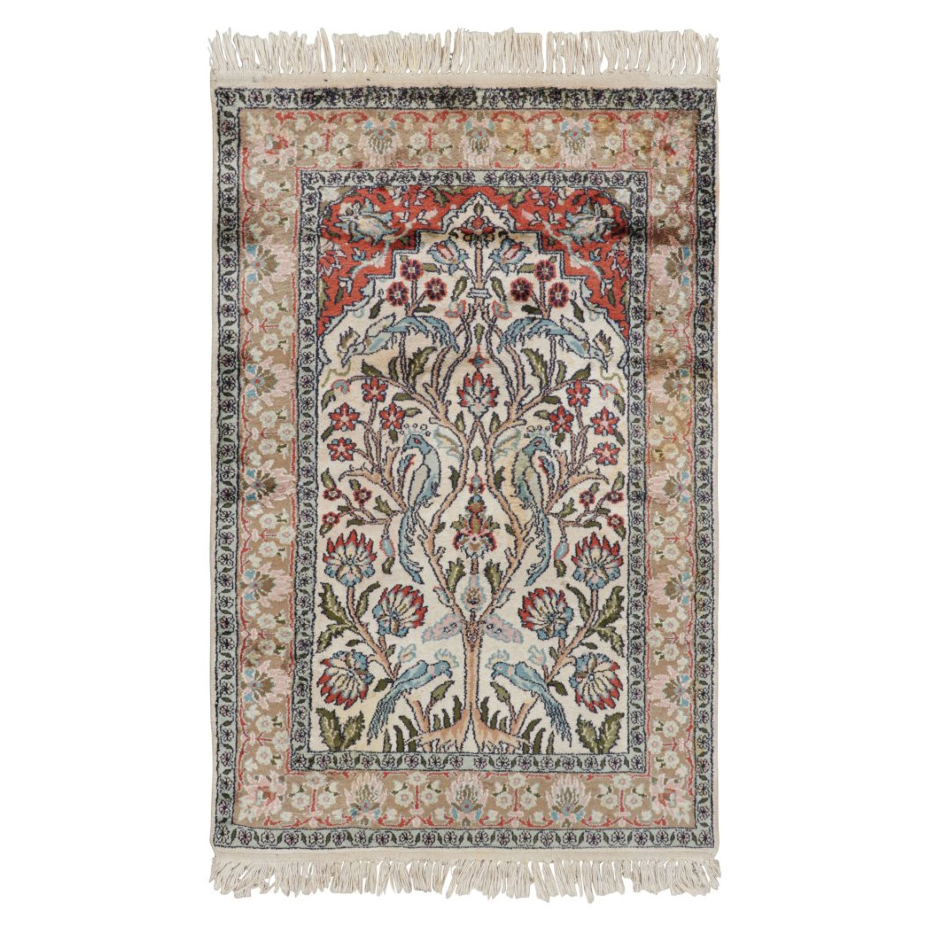 Rug & Kilim's Teppich im persischen Stil in Beige mit floralen Bildmustern