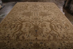 Rug & Kilim's Persischer Teppich im Sultanabad-Stil mit braun-beigefarbenen Blumenmustern
