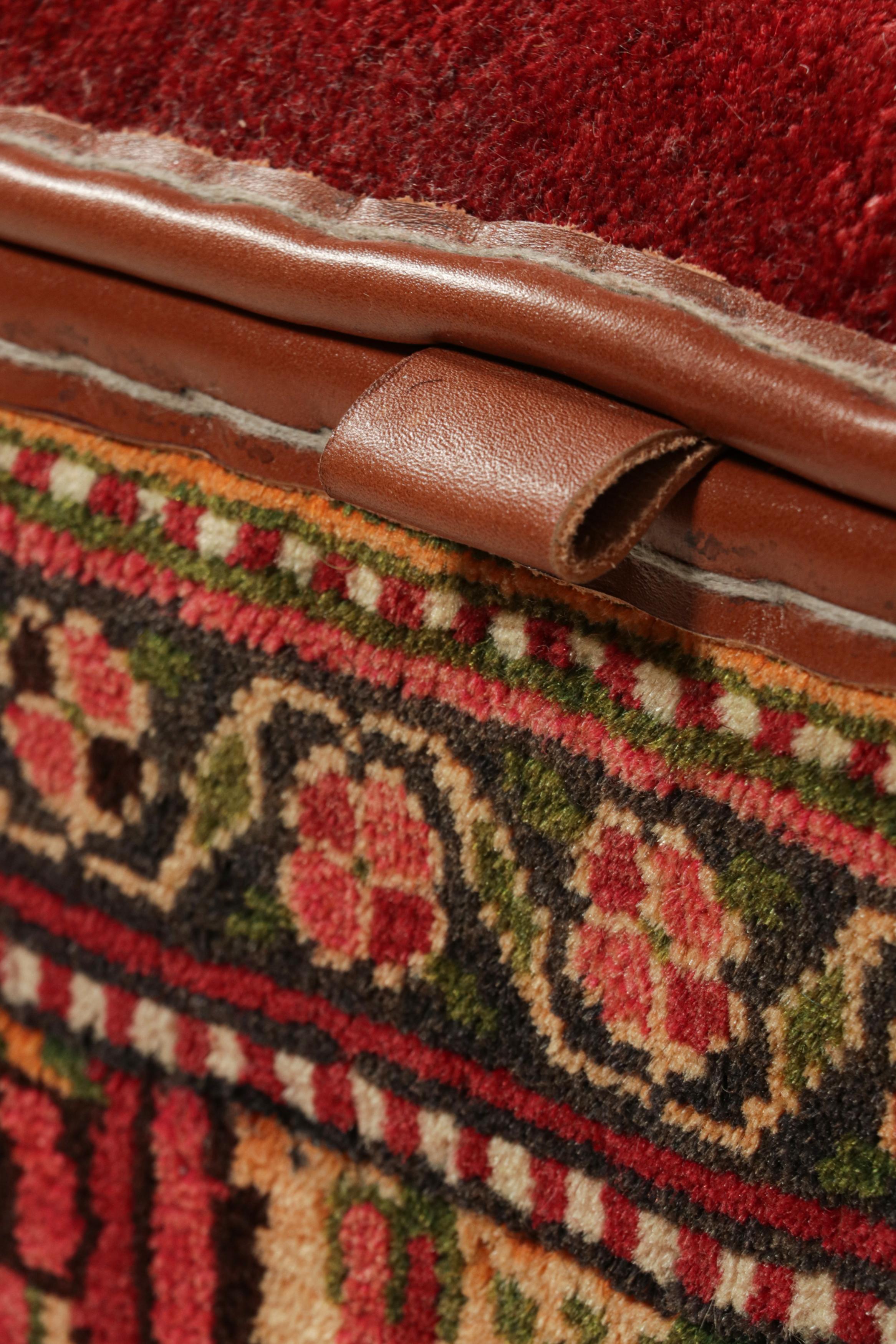 Contemporary Rug & Kilim’s Persian Tribal Storage Chest with Colorful Geometric Patterns For Sale