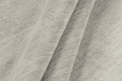 Rug & Kilim’s Plain Modern Rug in Solid Silver and Off-White Tone-on-Tone