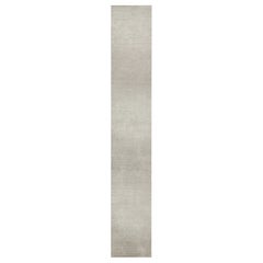 Rug
Kilims schlichter, moderner Teppich in massivem Silber und Off-White Ton-in-Ton