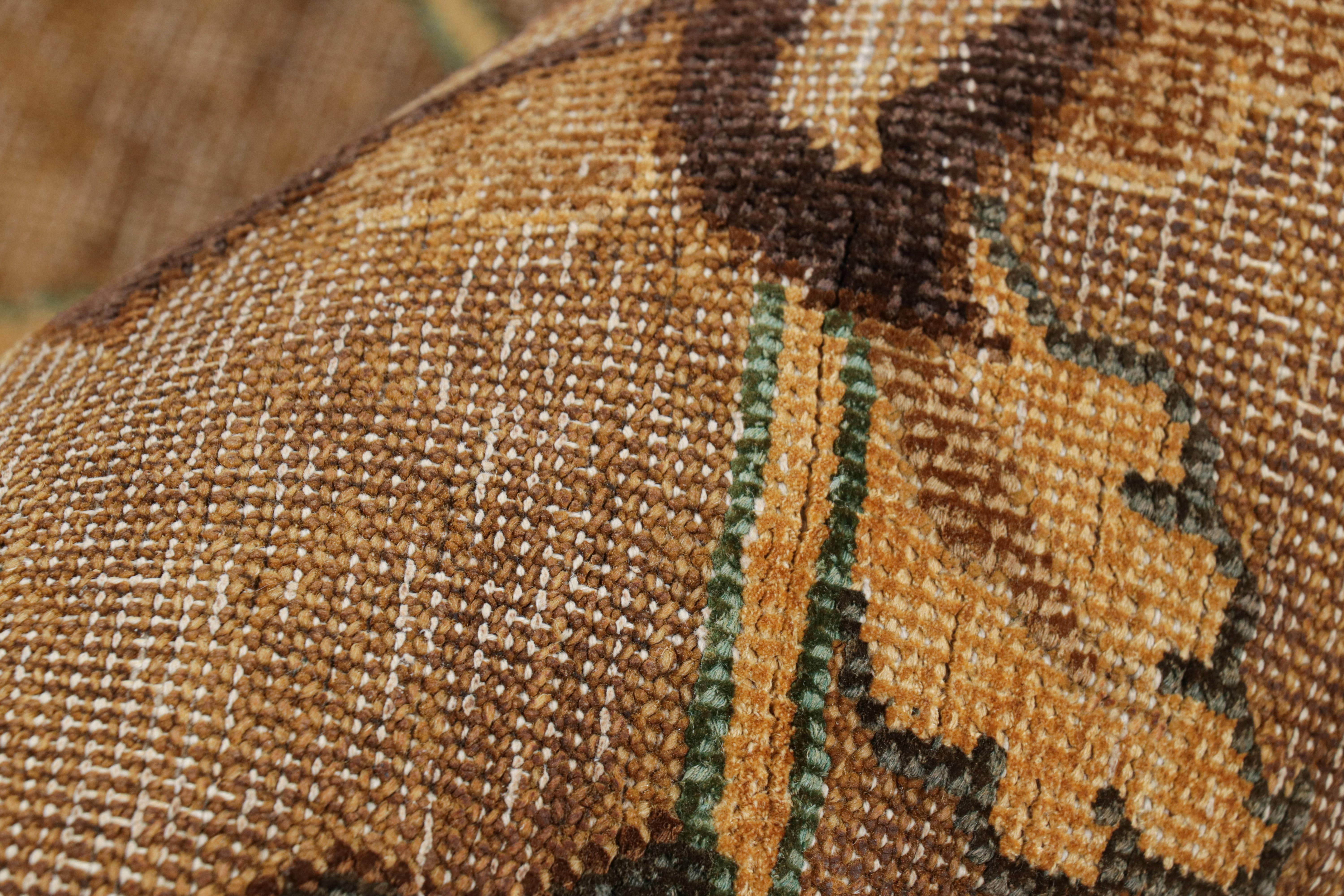 Rug & Kilim's Polonaise Style Teppich in Brown-Beige mit Blumenmustern (Wolle) im Angebot
