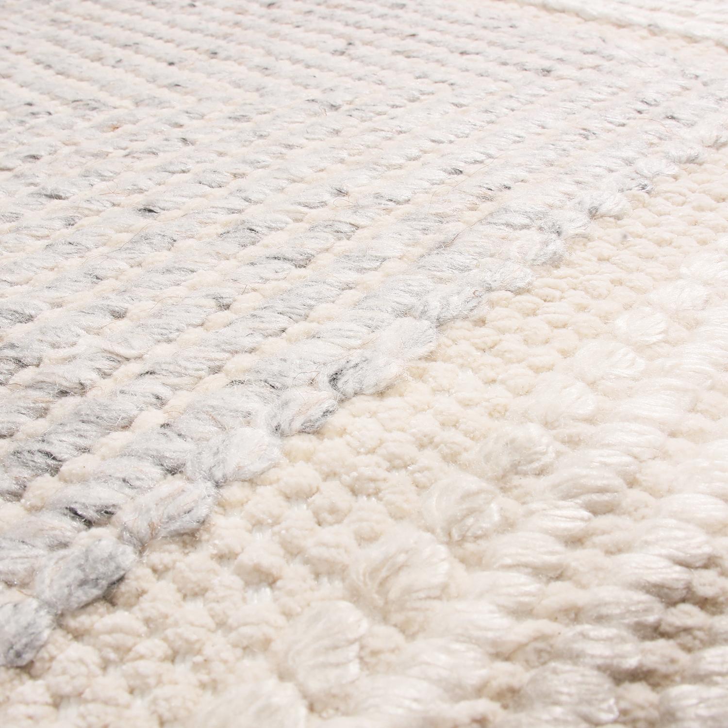 Scandinavian Modern Rug & Kilim’s Scandinavian Inspired Moroccan-Style Polyester Rug For Sale