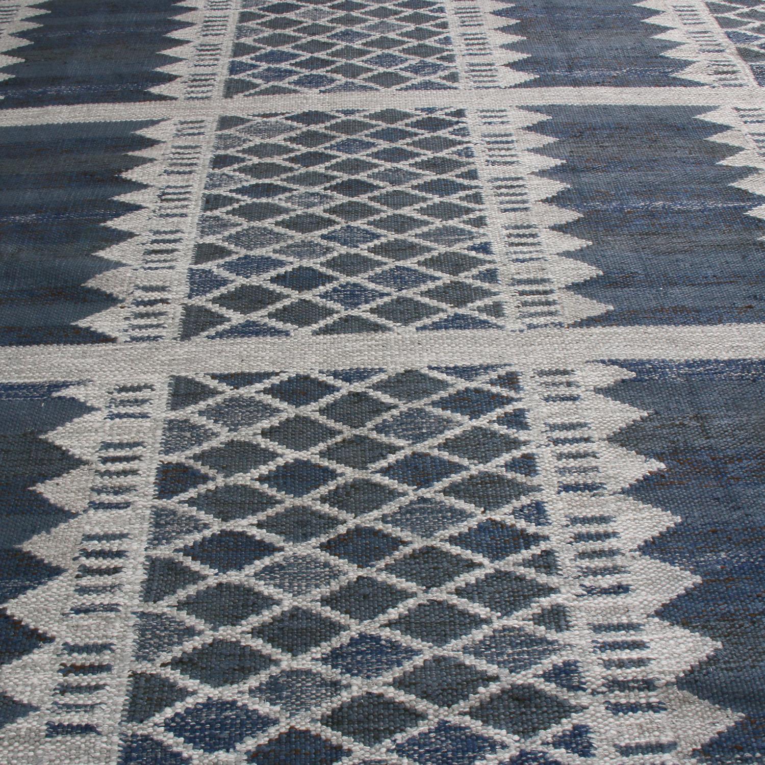 navy blue wool rug