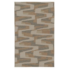 Rug 
Kilim’s Scandinavian-Inspired Rug, Beige with Zigzag Geometric Patterns