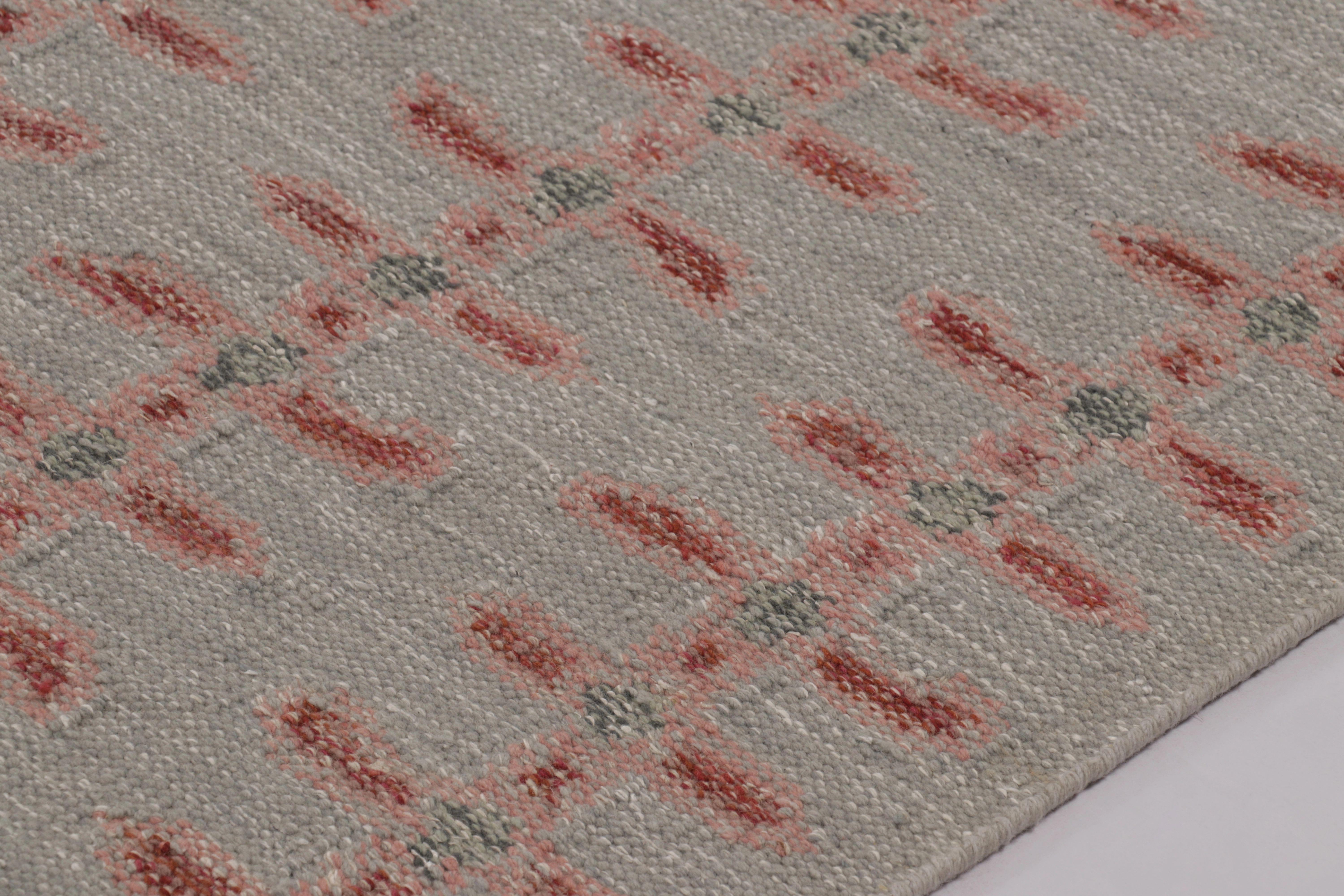 Un elegante kilim 10x14 in stile svedese della nostra premiata collezione a trama piatta scandinava. Tessuto a mano in lana e filato naturale non tinto, celebra le linee pulite e l'eleganza sofisticata e sobria del classico design scandinavo. 

Sul