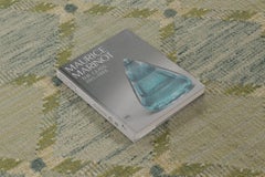 Rug & Kilim’s Scandinavian-Inspired Rug in Sage and Blue with Diamond Lattice