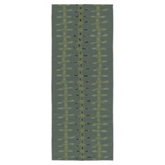 Rug
Kilim’s Scandinavian-Inspired Runner Rug, Blue with Minimalist Patterns