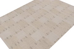 Rug & Kilim’s Scandinavian Kilim style custom rug design with Geometric Pattern