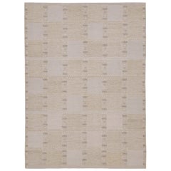 Rug & Kilim’s Scandinavian Kilim style custom rug design with Geometric Pattern