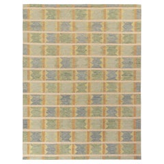 Tapis & Kilims Tapis scandinave Kilim sur mesure de style, Grene, motif géométrique bleu