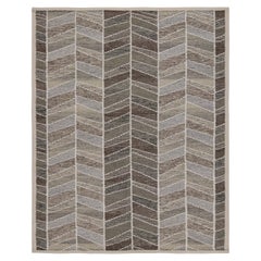 Tappeto scandinavo Rug & Kilim con motivi geometrici grigi e blu