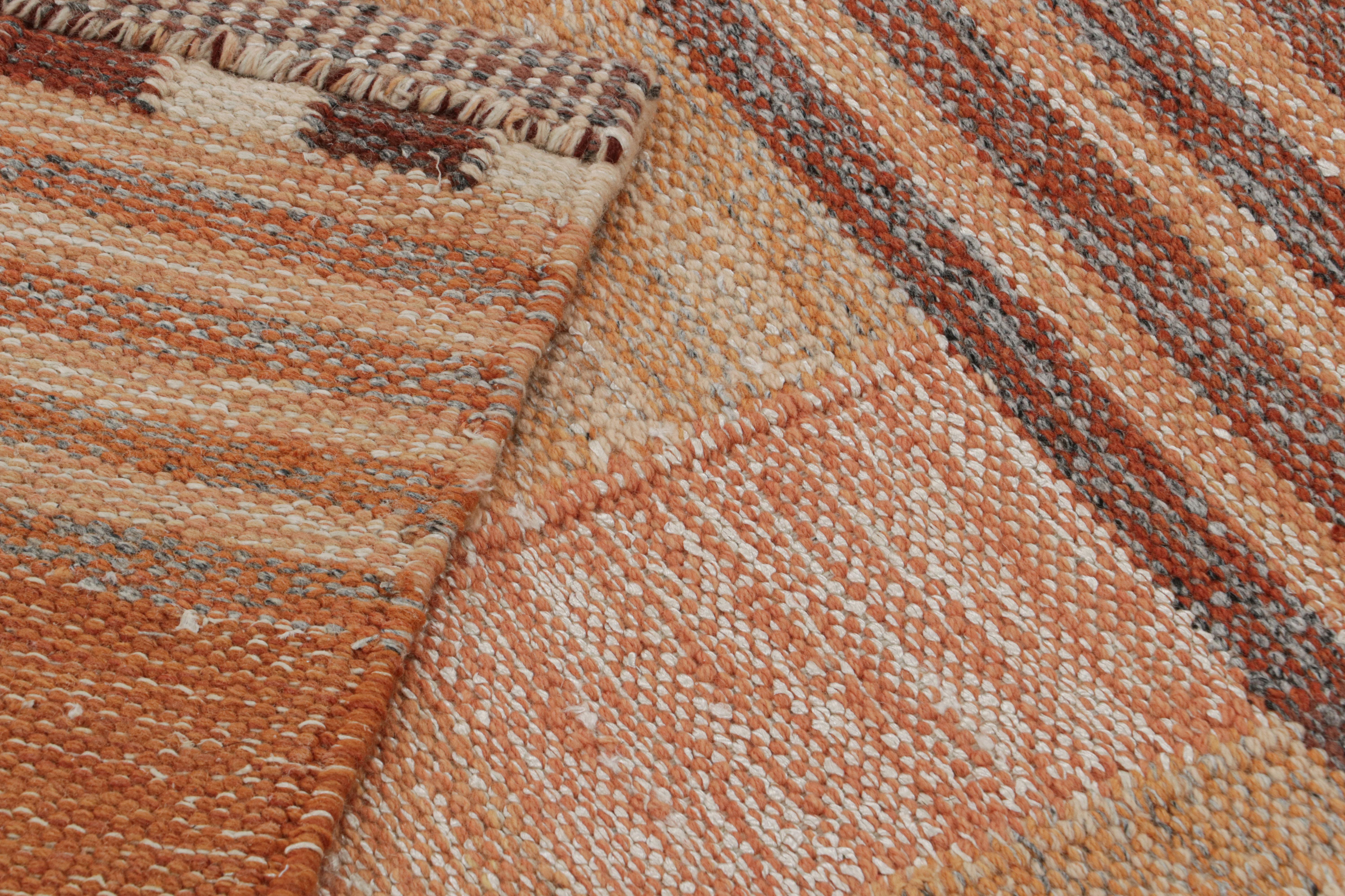 Skandinavischer Flachgewebe-Teppich von Rug & Kilim mit geometrischen Mustern (21. Jahrhundert und zeitgenössisch) im Angebot