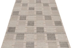 Maßgefertigter Kilim im skandinavischen Stil mit geometrischem Muster von Rug & Kilim