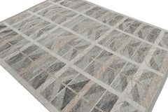 Rug & Kilim's Outdoor-Teppich im skandinavischen Stil mit Chevron-Mustern