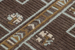 Rug & Kilim’s Scandinavian Style Custom Rug and Extra-Long Runner, Geometric