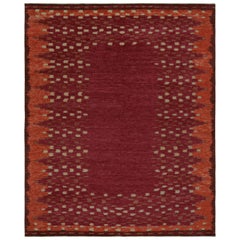 Rug & Kilim’s Scandinavian Style Custom Rug Design with Open Field