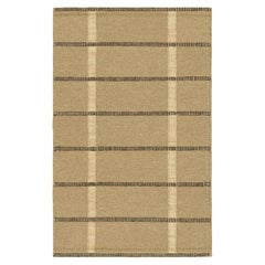 Tappeto personalizzato in stile scandinavo di Rug & Kilim in beige-marrone con strisce