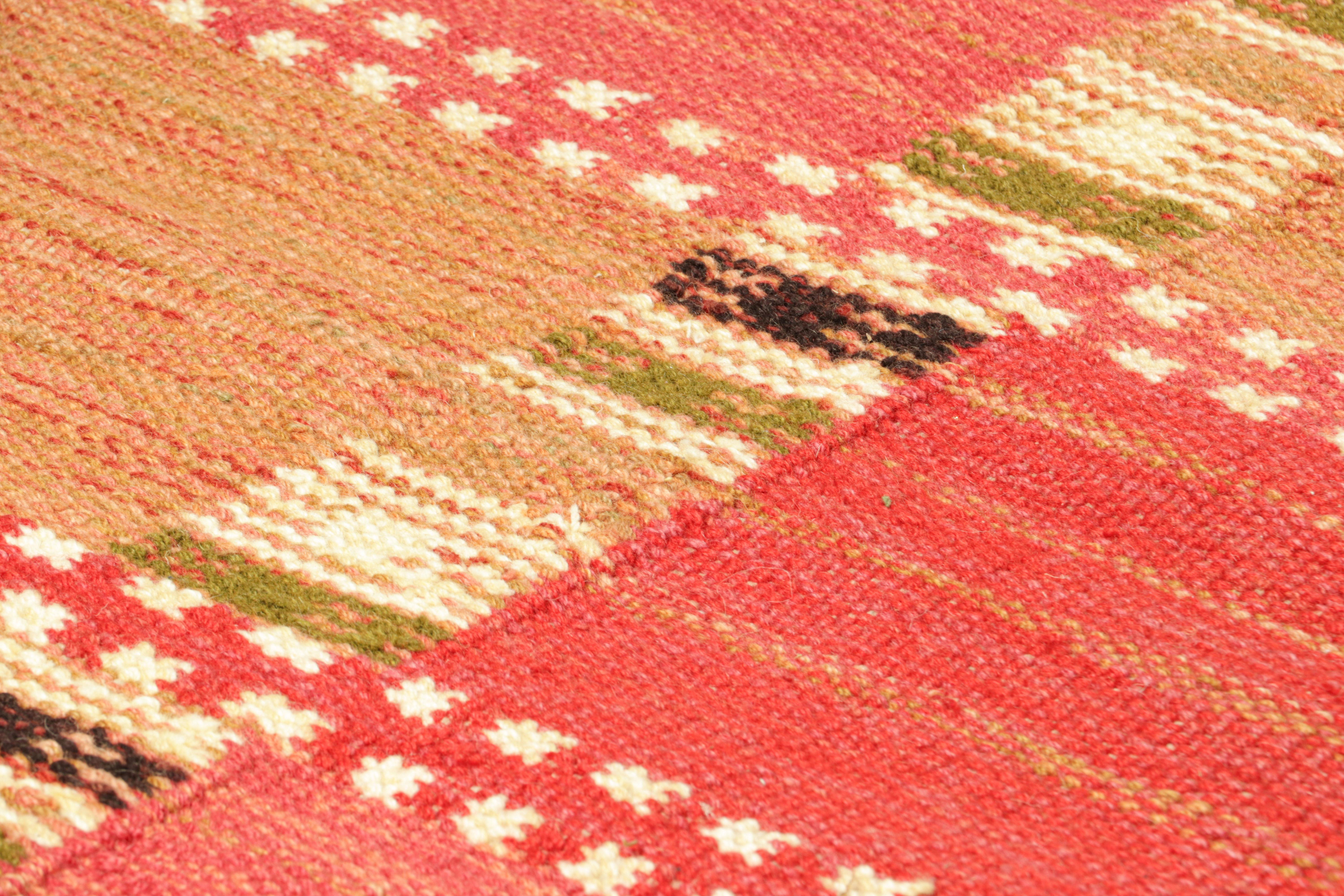 This 3x5 Swedish rug is a bold new addition to Rug & Kilim’s Scandinavian collection. Handwoven in a wool flatweave with undyed natural yarns as well, its design is inspired by Swedish minimalist designs.

On the Design: 

These photos represent a