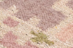 Rug & Kilim’s Scandinavian Style Custom Rug Sample in Purple Geometric Patterns