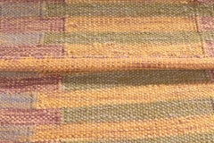 Rug & Kilim’s Scandinavian Style Custom Rug Sample, Polychrome Geometric Pattern