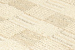 Rug & Kilim’s Scandinavian Style Custom Rug with Beige-Brown Geometric Patterns