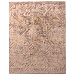 Rug 
Kilim - Tappeto geometrico in lana beige e marrone in stile scandinavo