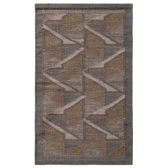 Rug 
Kilim è un kilim di lana in stile scandinavo, beige, grigio e blu.