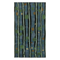 Rug & Kilim’s Scandinavian Style Geometric Rug in Retro Design