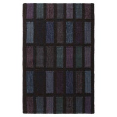 Teppich &amp; Kilims, skandinavischer Stil, giftgroßer Kelim in lila und blauen Mustern