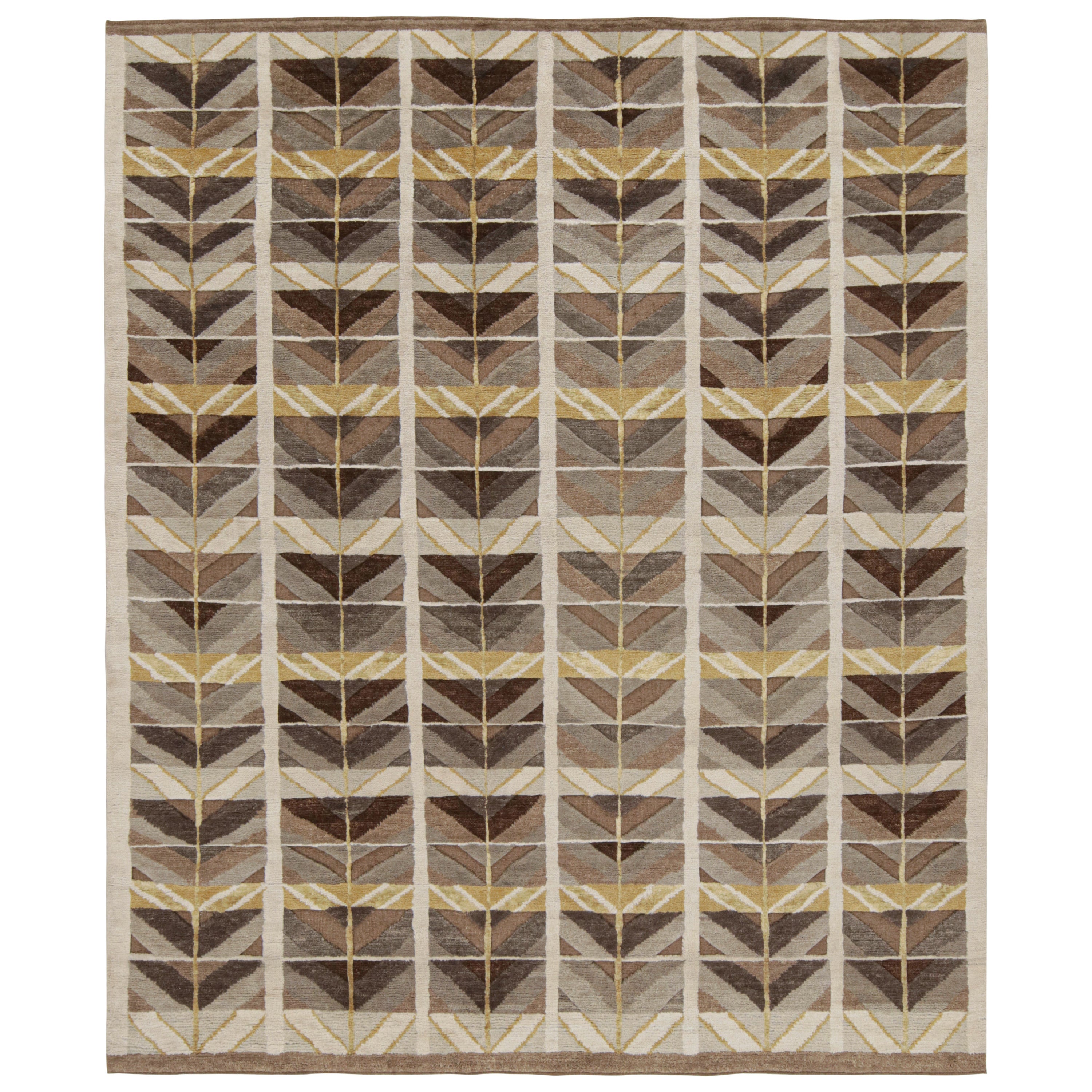 Tapis haut de style scandinave à motifs géométriques de Rug & Kilim